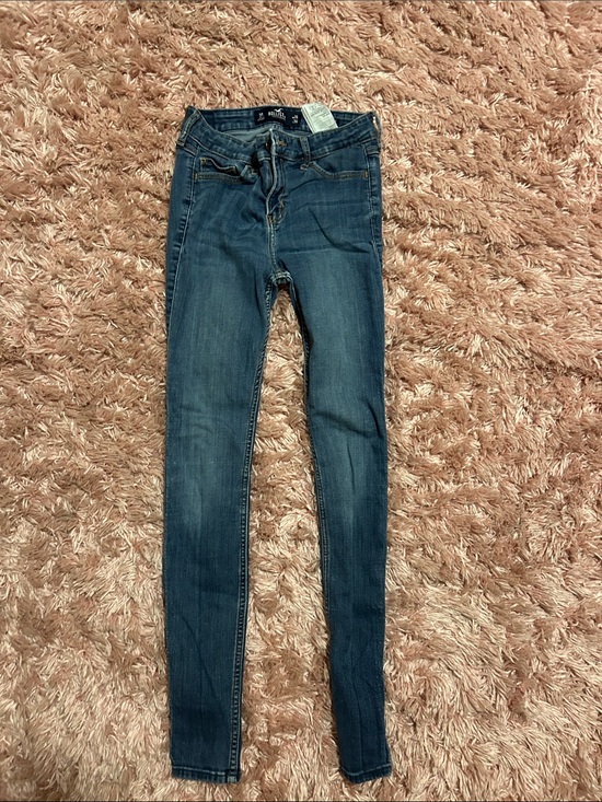 Hollister Denim - Hollister Women's Dark Blue Skinny Jeans